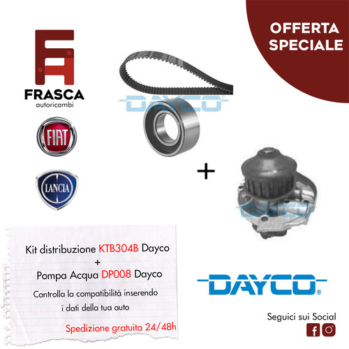 Kit distribuzione con pompa - kit,