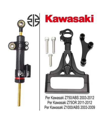 Kit ammortizzatore sterzo - kit,